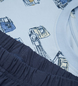Minymo Boys Trucks T-Shirt & Short Set - Skyway