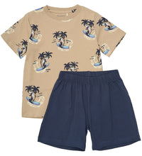 Load image into Gallery viewer, Minymo Boys Surf T-Shirt &amp; Short Set - Incense
