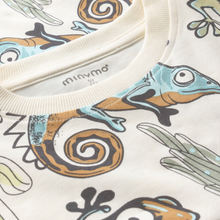 Load image into Gallery viewer, Minymo Boys Print T-Shirt - Vanilla Ice
