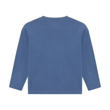 Load image into Gallery viewer, Minymo Boys Long Sleeve Construction T-Shirt - Moonlight Blue

