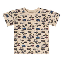 Load image into Gallery viewer, Minymo Boys Short Sleeve Construction T-Shirt - Beige

