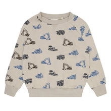 Load image into Gallery viewer, Minymo Boys Construction Sweatshirt - Beige

