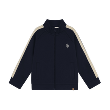 Load image into Gallery viewer, Minymo Boys Zip Up Sweat Top - Dark Sapphire
