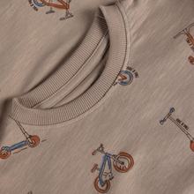 Load image into Gallery viewer, Minymo Boys Long Sleeve Bikes T-Shirt - Fungi
