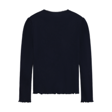 Load image into Gallery viewer, Minymo Girls Long Sleeve Ribbed T-Shirt

