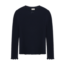 Load image into Gallery viewer, Minymo Girls Long Sleeve Ribbed T-Shirt

