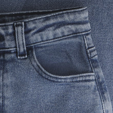Load image into Gallery viewer, Minymo Girls Wide Leg Heart Jeans - Medium Wash
