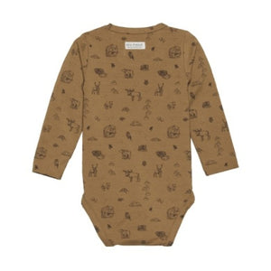 EnFant Baby Boys Print Bodysuit - Dijon