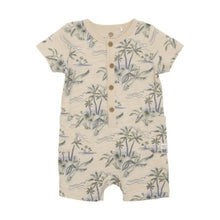Load image into Gallery viewer, En Fant Baby Shorts Romper - Palm Trees
