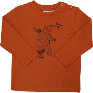 MID Baby Boys "Keep Calm" Bear Long Sleeve
