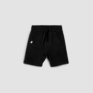 Miles the Label Miles Basics Black Terry Shorts