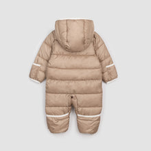 Load image into Gallery viewer, Miles the Label Baby One Piece Hooded Snowsuit - Latte
