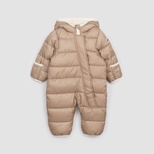 Load image into Gallery viewer, Miles the Label Baby One Piece Hooded Snowsuit - Latte
