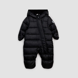 Miles the Label Baby One Piece Hooded Snowsuit - Jet Black