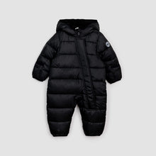 Load image into Gallery viewer, Miles the Label Baby One Piece Hooded Snowsuit - Jet Black
