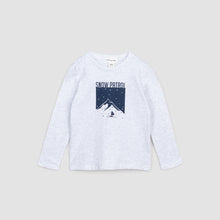 Load image into Gallery viewer, Miles the Label Boys Snow Patrol Light Heather Mix Shirt
