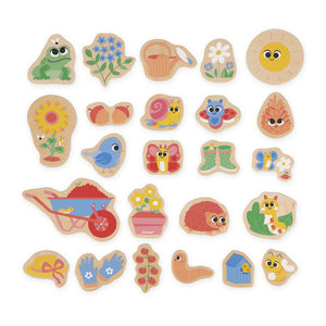 Janod Garden Magnets 24 Pieces