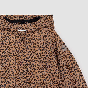 Miles the Label Girls Leopard Print on Windbreaker Jacket