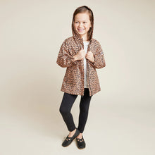 Load image into Gallery viewer, Miles the Label Girls Leopard Print on Windbreaker Jacket
