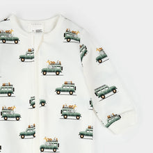 Load image into Gallery viewer, Petit Lem Firsts Baby Safari SUV Print Sleeper
