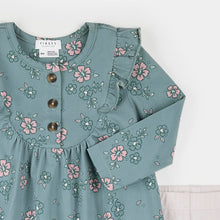 Load image into Gallery viewer, Petit Lem Firsts Baby Girls Autumn Bouquet Jersey Dress Set

