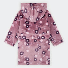 Load image into Gallery viewer, Petit Lem Floral Print on Twilight Plush Robe
