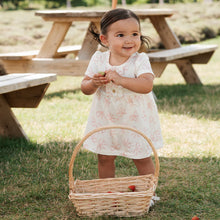 Load image into Gallery viewer, Petit Lem Firsts Baby Girls Bows Print on Ivory Bodysuit Dress
