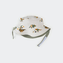 Load image into Gallery viewer, Petit Lem Baby Beach Dinos Reversible Sun Hat
