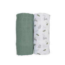 Load image into Gallery viewer, Lulujo Cotton Swaddles - 2 PK
