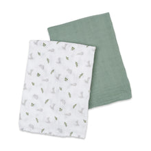 Load image into Gallery viewer, Lulujo Cotton Swaddles - 2 PK
