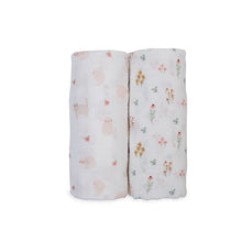 Load image into Gallery viewer, Lulujo Cotton Swaddles - 2 PK
