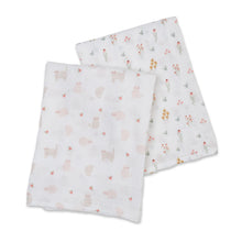 Load image into Gallery viewer, Lulujo Cotton Swaddles - 2 PK
