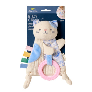 Itzy Ritzy Bitzy Crinkle - Sensory Toy with Teether