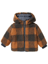 Load image into Gallery viewer, Noppies Baby Boys Tice Reversible Winter Jacket - Dust Grey
