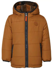 Load image into Gallery viewer, Noppies Boys Ward Reversible Winter Jacket - Chipmunk
