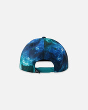 Load image into Gallery viewer, deux par deux Boys Printed Cap - Blue Wave

