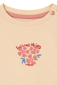 Noppies Baby Girls Long Sleeve Flavy T-Shirt - Appleblossom