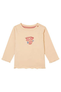 Noppies Baby Girls Long Sleeve Flavy T-Shirt - Appleblossom