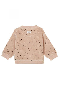 Noppies Baby Long Sleeve Gaspe Sweatshirt - Mushroom