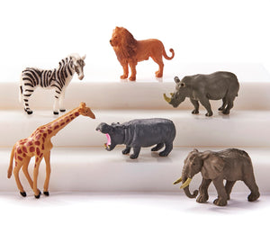 Yes Designs Wild Safari Animals - 6PC
