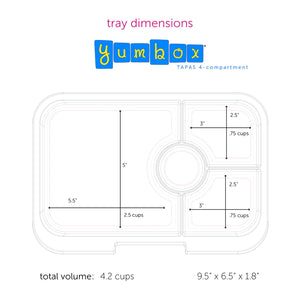 Yumbox Tapas - 4 Compartment