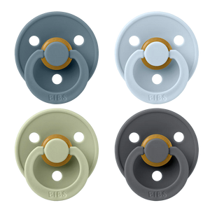 BIBS Natural Rubber Pacifier 4 Pack