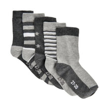 Load image into Gallery viewer, Minymo 5PK Patterned Socks

