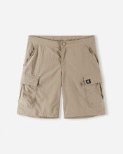 Load image into Gallery viewer, Reima Matkassa Boys UPF 50+ Cargo Shorts - Earthy Beige
