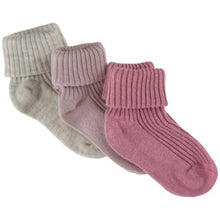 Load image into Gallery viewer, Minymo 3PK Baby Socks
