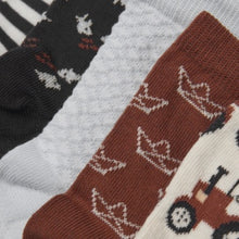 Load image into Gallery viewer, Minymo 5PK Patterned Socks

