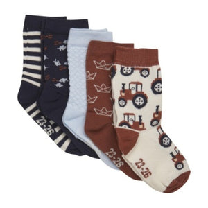 Minymo 5PK Patterned Socks