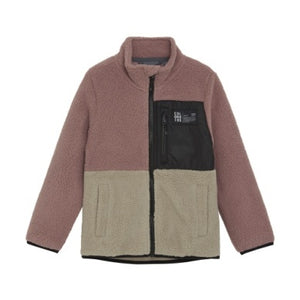 Color Kids Girls Fleece Jacket - Woodrose
