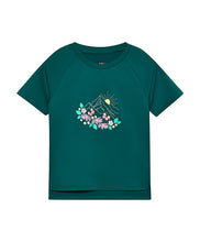 Load image into Gallery viewer, Color Kids Girls Print T-Shirt - Mediterranean Green
