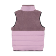 Load image into Gallery viewer, Color Kids Quilted Colourblock Vest - Toadstool
